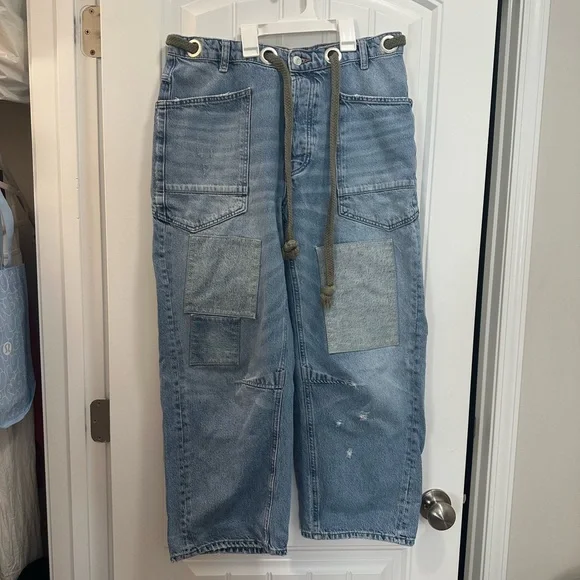 We The Free Moxie Pull On Barrel Jeans - Picture 2 of 12